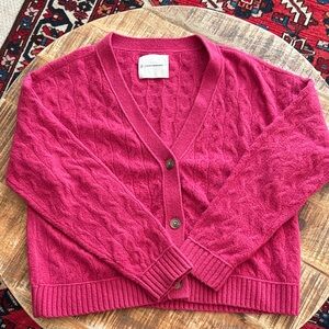 Lucky Brand Cable Knit Cardigan - Size Small